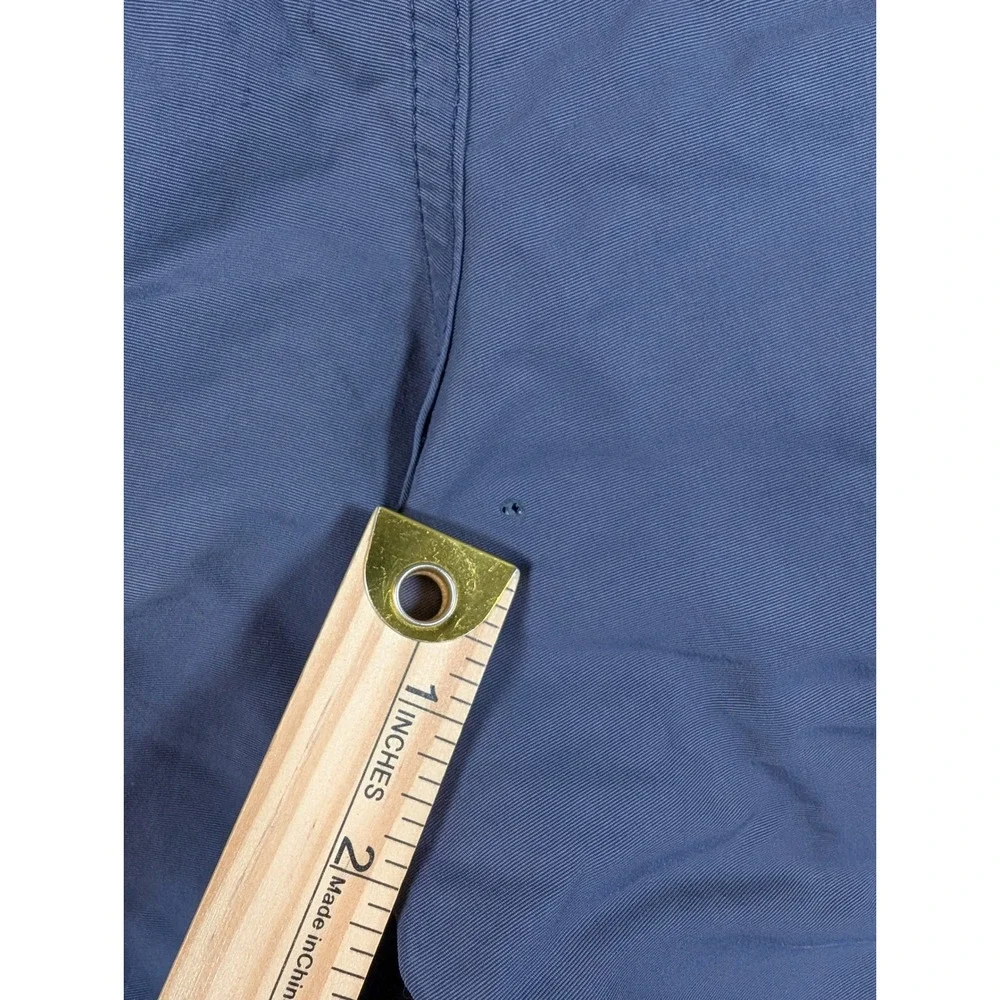 Patagonia Mens Board Shorts Gray Blue Nylon Swim Trunks Size 34 Pocket